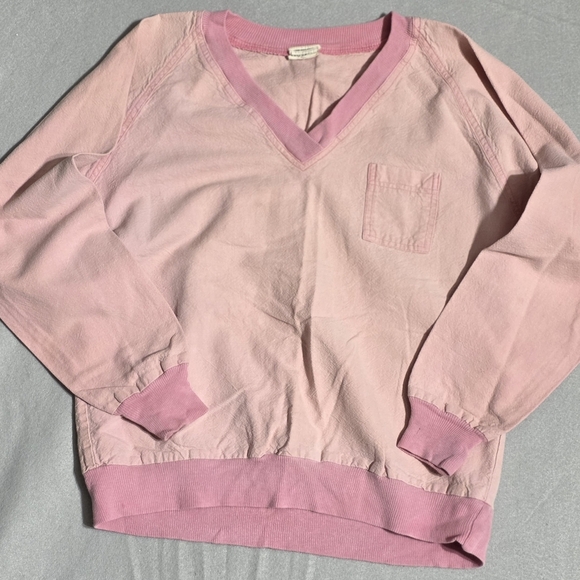 LA Seat Covers Tops - Vintage LA Seat Covers long sleeve shirt muted baby pink rough cotton